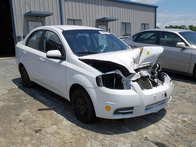 KL1TD5DE4BB165777 - 2011 CHEVROLET AVEO LS WHITE photo 1