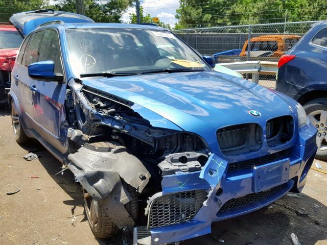 5YMGY0C53ALK25406 - 2010 BMW X5 M BLUE photo 1