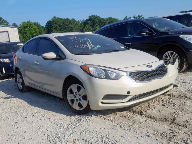 KNAFK4A62F5294329 - 2015 KIA FORTE LX WHITE photo 1