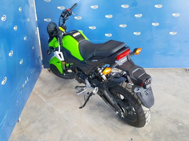 MLHJC7515K5100863 - 2019 HONDA GROM 125 GREEN photo 3