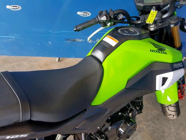 MLHJC7515K5100863 - 2019 HONDA GROM 125 GREEN photo 5