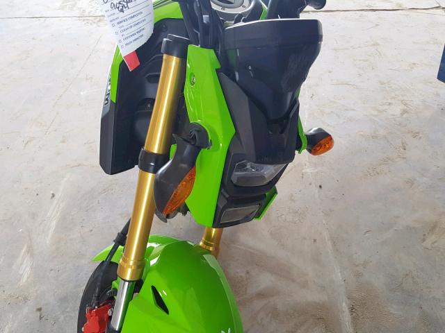 MLHJC7515K5100863 - 2019 HONDA GROM 125 GREEN photo 9