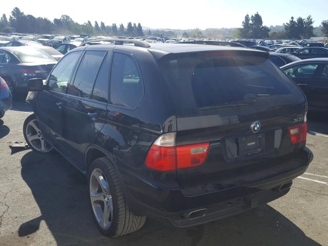 5UXFB33582LH36782 - 2002 BMW X5 4.4I BLACK photo 3