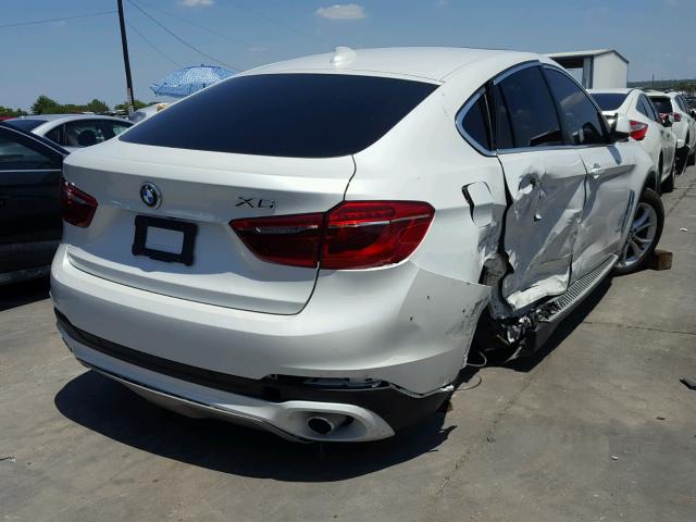 5UXKU2C56G0N79200 - 2016 BMW X6 XDRIVE3 WHITE photo 4