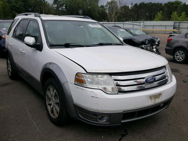 1FMDK05W58GA07775 - 2008 FORD TAURUS X S WHITE photo 1