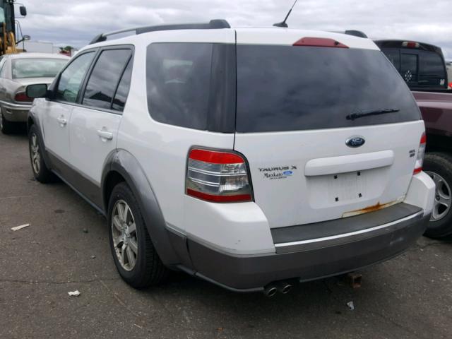 1FMDK05W58GA07775 - 2008 FORD TAURUS X S WHITE photo 3