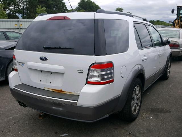 1FMDK05W58GA07775 - 2008 FORD TAURUS X S WHITE photo 4