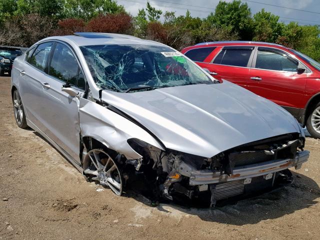 3FA6P0K90DR110964 - 2013 FORD FUSION TIT GRAY photo 1