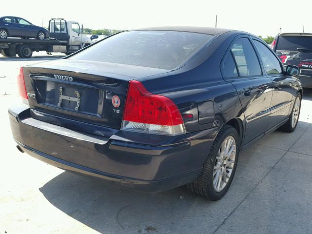 YV1RS547X72646855 - 2007 VOLVO S60 T5 BLUE photo 4