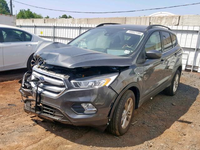 1FMCU9HD1KUA28328 - 2019 FORD ESCAPE SEL GRAY photo 2