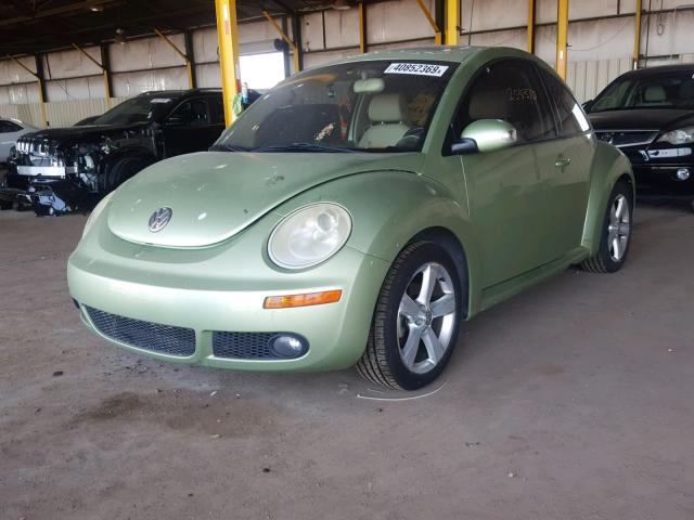 3VWSR31C16M413850 - 2006 VOLKSWAGEN NEW BEETLE მწვანე ფოტო 2