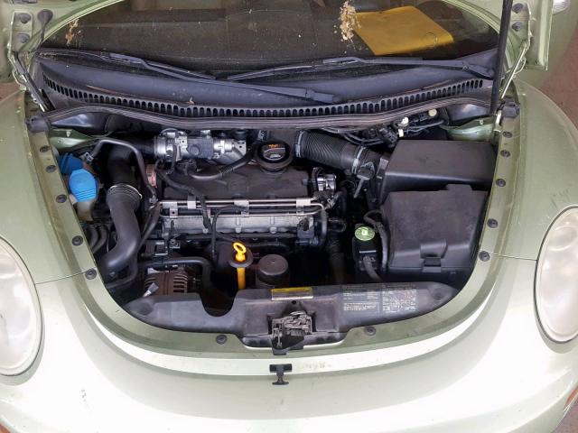 3VWSR31C16M413850 - 2006 VOLKSWAGEN NEW BEETLE მწვანე ფოტო 7