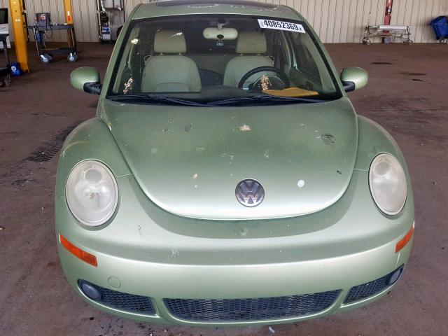 3VWSR31C16M413850 - 2006 VOLKSWAGEN NEW BEETLE მწვანე ფოტო 9