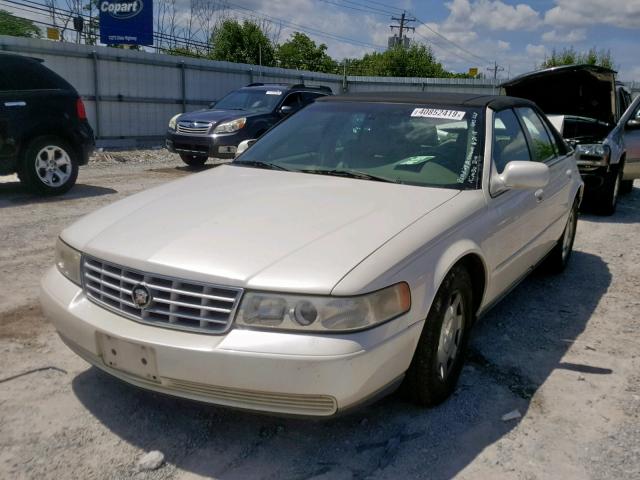 1G6KS54Y71U166349 - 2001 CADILLAC SEVILLE SL WHITE photo 2