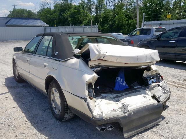 1G6KS54Y71U166349 - 2001 CADILLAC SEVILLE SL WHITE photo 3