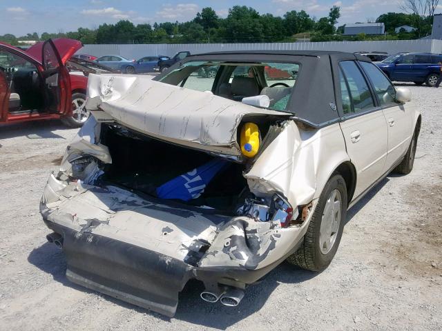 1G6KS54Y71U166349 - 2001 CADILLAC SEVILLE SL WHITE photo 4