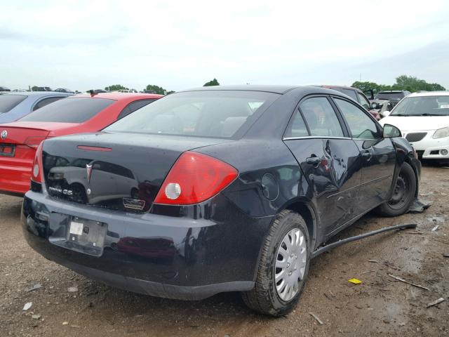 1G2ZF55BX64178937 - 2006 PONTIAC G6 SE BLACK photo 4