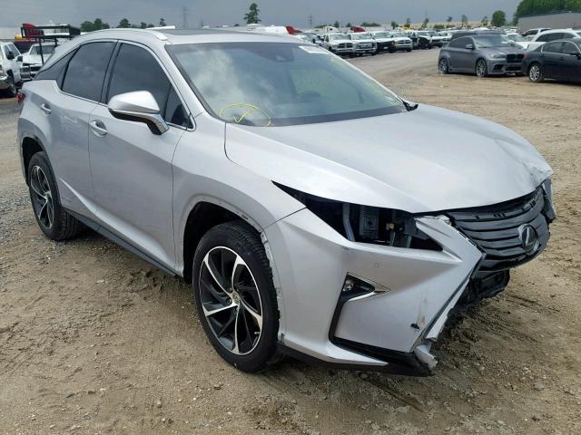 2T2ZFMCA3GC001219 - 2016 LEXUS RX 450H SILVER photo 1