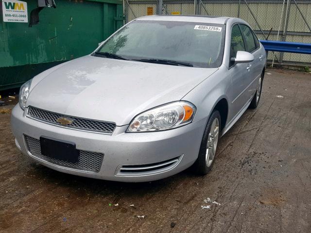 2G1WG5E34C1246119 - 2012 CHEVROLET IMPALA LT SILVER photo 2