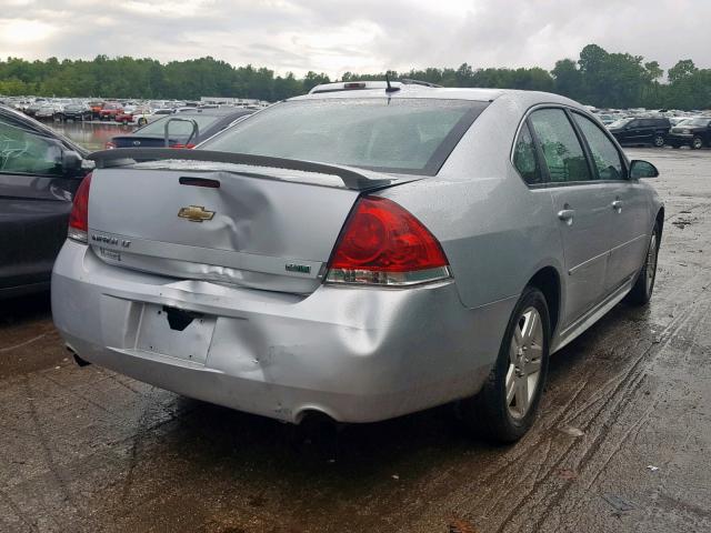 2G1WG5E34C1246119 - 2012 CHEVROLET IMPALA LT SILVER photo 4