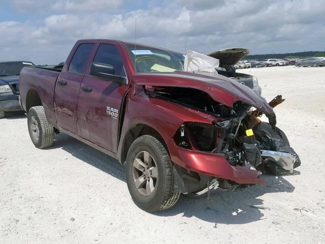 1C6RR6FG7KS530145 - 2019 RAM 1500 CLASS BURGUNDY photo 1