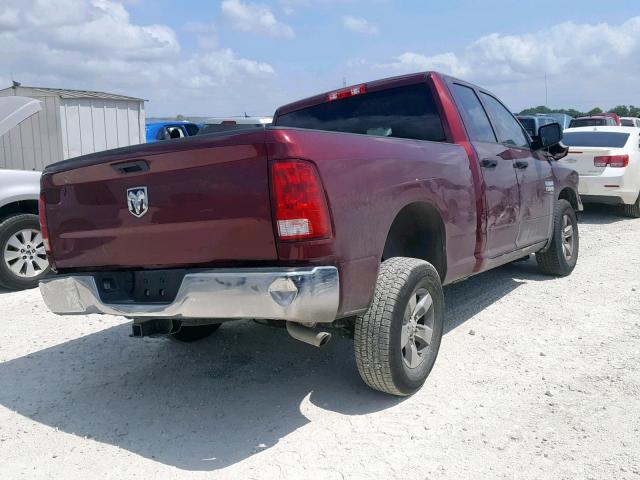 1C6RR6FG7KS530145 - 2019 RAM 1500 CLASS BURGUNDY photo 4