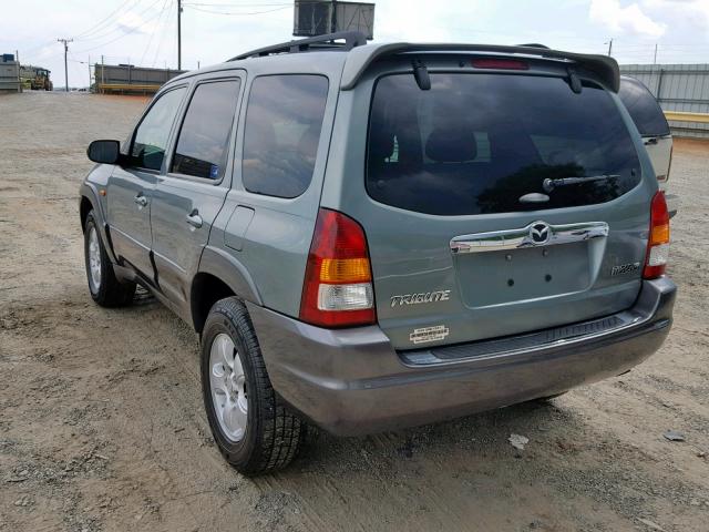 4F2YZ94194KM28322 - 2004 MAZDA TRIBUTE LX GREEN photo 3