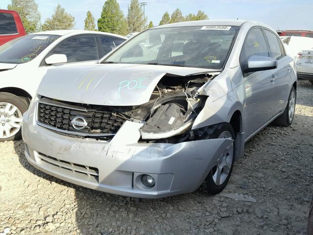 3N1AB61E69L635075 - 2009 NISSAN SENTRA 2.0 SILVER photo 2