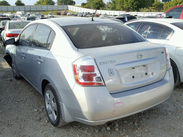 3N1AB61E69L635075 - 2009 NISSAN SENTRA 2.0 SILVER photo 3