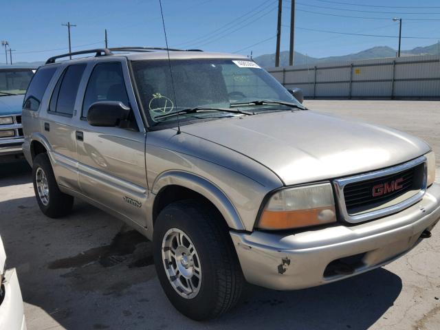 1GKDT13W512179595 - 2001 GMC JIMMY BEIGE photo 1