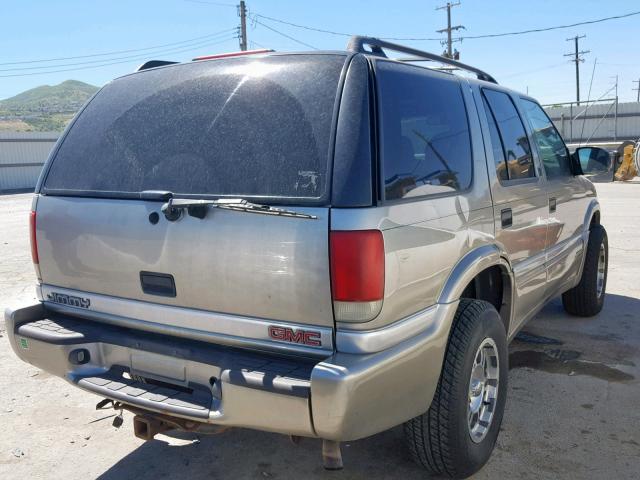 1GKDT13W512179595 - 2001 GMC JIMMY BEIGE photo 4