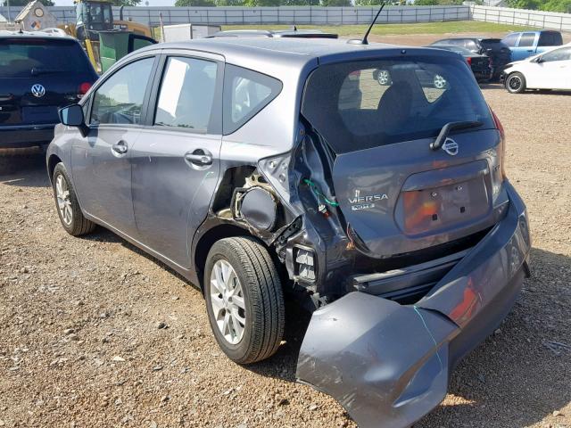 3N1CE2CP7HL375663 - 2017 NISSAN VERSA NOTE GRAY photo 3