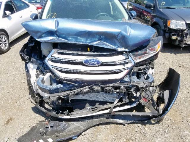 2FMPK4K90JBC04501 - 2018 FORD EDGE TITAN BLUE photo 9