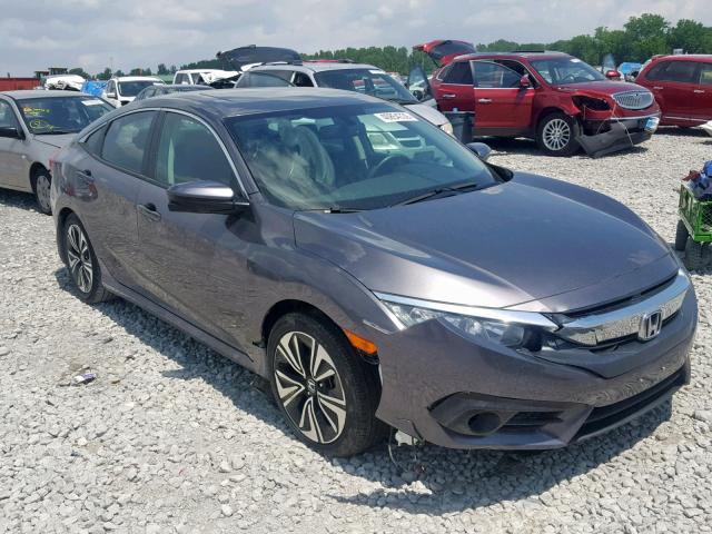 19XFC1F71HE012110 - 2017 HONDA CIVIC EXL GRAY photo 1