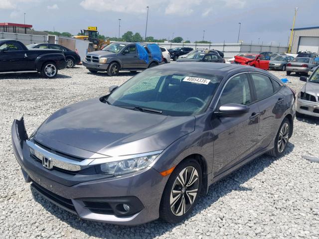 19XFC1F71HE012110 - 2017 HONDA CIVIC EXL GRAY photo 2