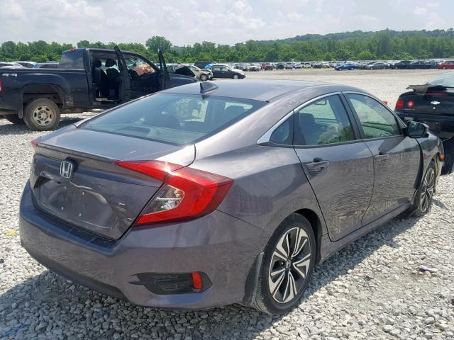 19XFC1F71HE012110 - 2017 HONDA CIVIC EXL GRAY photo 4