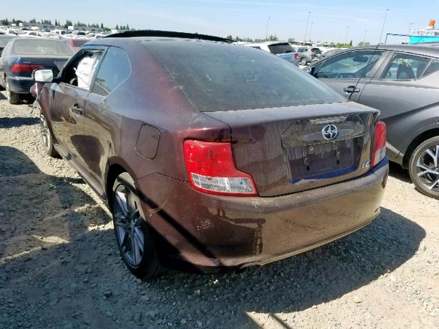 JTKJF5C73C3034180 - 2012 TOYOTA SCION TC იასამნისფერი ფოტო 3