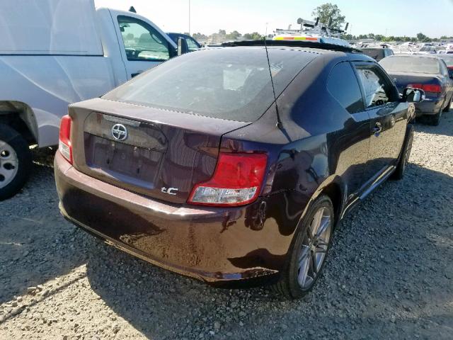 JTKJF5C73C3034180 - 2012 TOYOTA SCION TC იასამნისფერი ფოტო 4