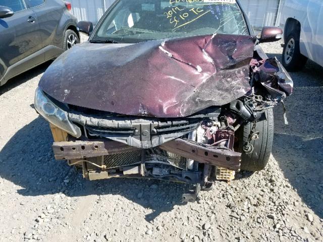 JTKJF5C73C3034180 - 2012 TOYOTA SCION TC იასამნისფერი ფოტო 9