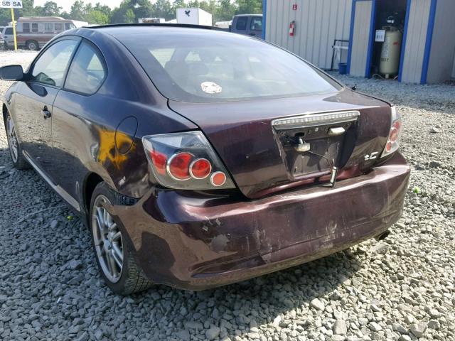 JTKDE167380246851 - 2008 SCION TC MAROON photo 9