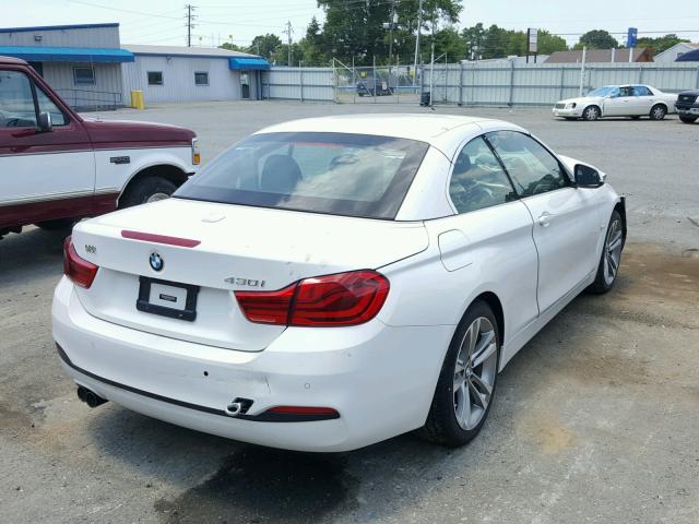 WBA4Z1C55JEC73332 - 2018 BMW 430I WHITE photo 4