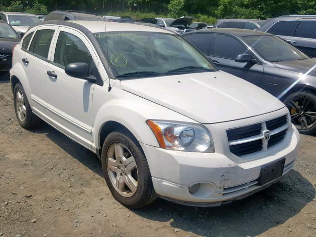 1B3HB48C37D298406 - 2007 DODGE CALIBER SX WHITE photo 1