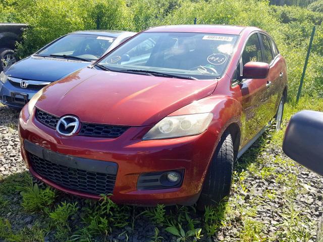 JM3ER29L570131818 - 2007 MAZDA CX-7 MAROON photo 2