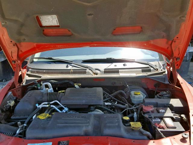 1B7GL2ANX1S145421 - 2001 DODGE DAKOTA QUA RED photo 7