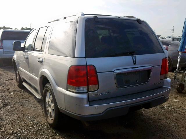 5LMEU68HX4ZJ02360 - 2004 LINCOLN AVIATOR SILVER photo 3