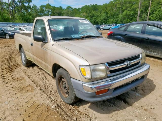 4TANL42N5WZ059400 - 1998 TOYOTA TACOMA TAN photo 1