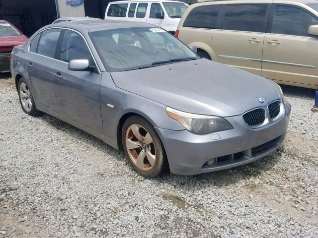 WBANE53537CW64679 - 2007 BMW 525 I GRAY photo 1