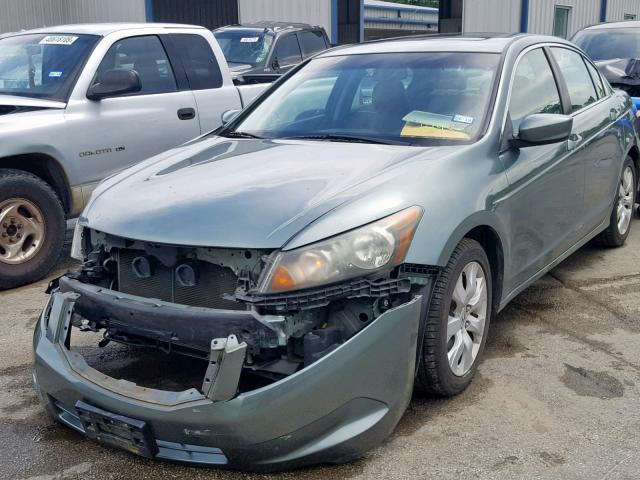 1HGCP26868A149277 - 2008 HONDA ACCORD EXL GREEN photo 2