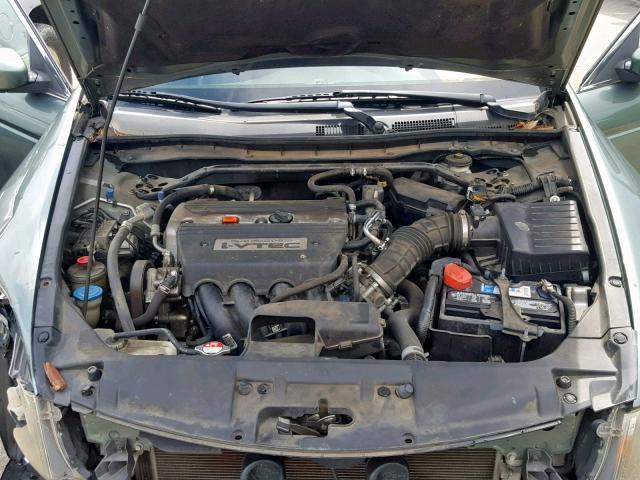 1HGCP26868A149277 - 2008 HONDA ACCORD EXL GREEN photo 7