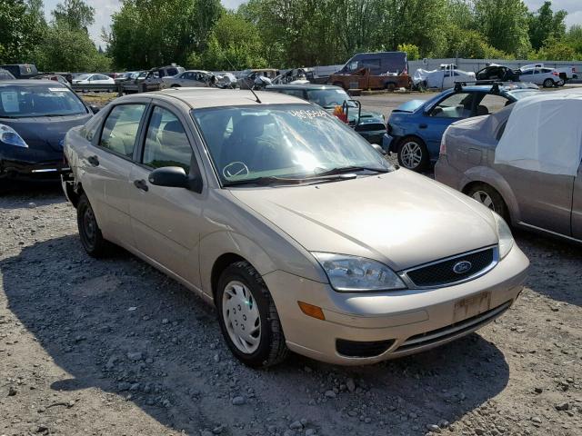 1FAHP34N67W256145 - 2007 FORD FOCUS ZX4 BROWN photo 1